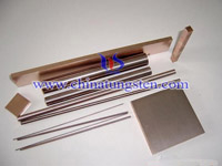 molybdenum copper rod picture